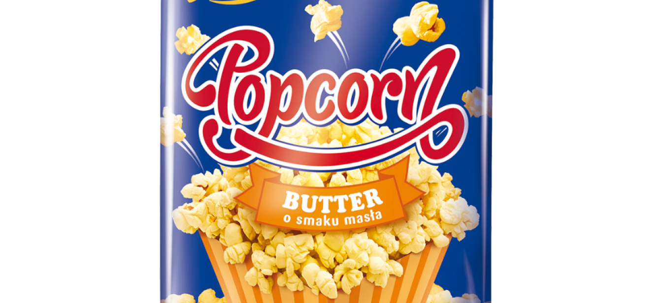 Popcorn o smaku masła