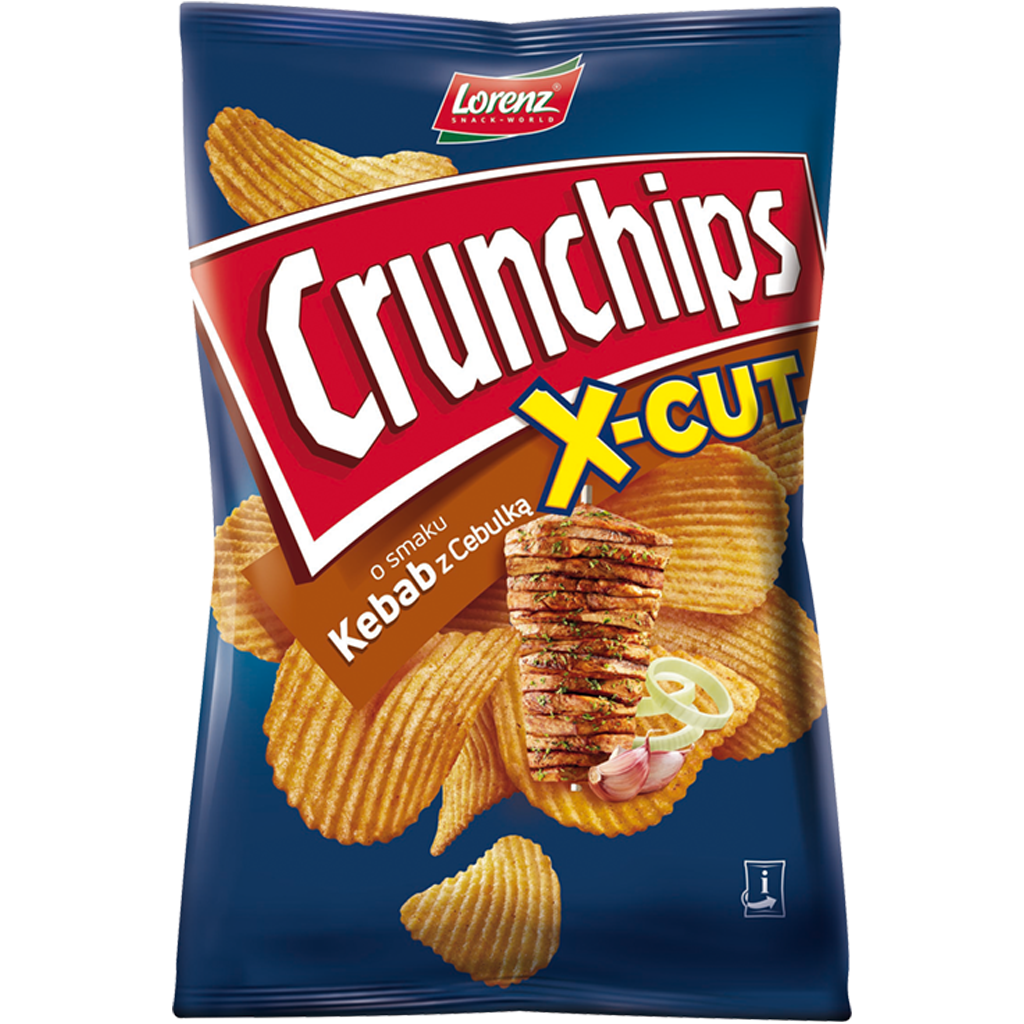 Crunchips X-Cut Kebab z Cebulką