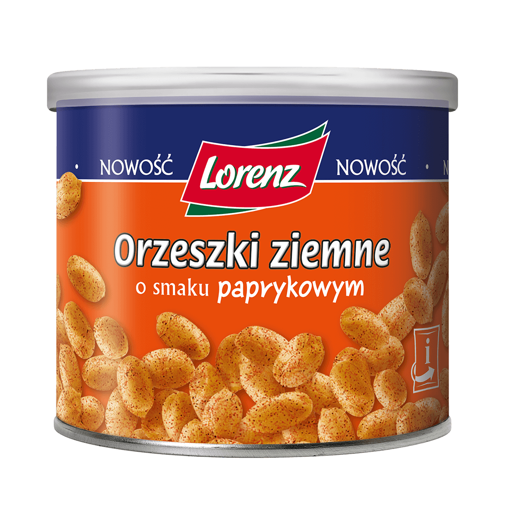 Orzeszki Ziemne Prażone o smaku paprykowym