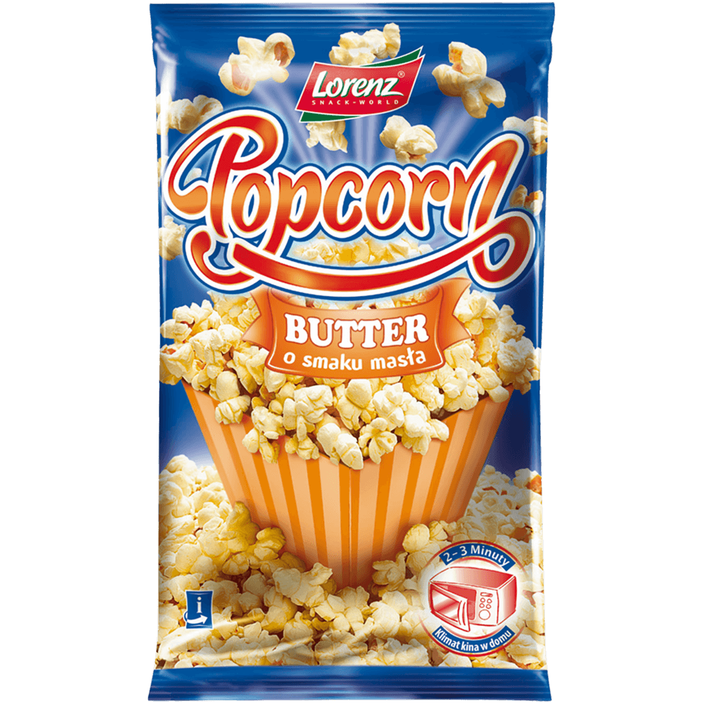 Popcorn o smaku masła