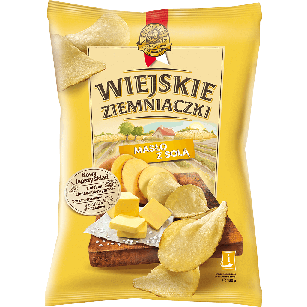 Wiejskie Ziemniaczki o smaku Masła z solą