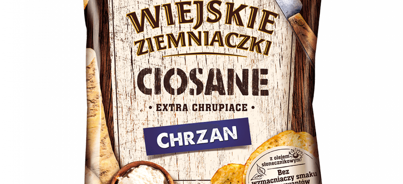 Wiejskie Ziemniaczki Ciosane o smaku Chrzanu