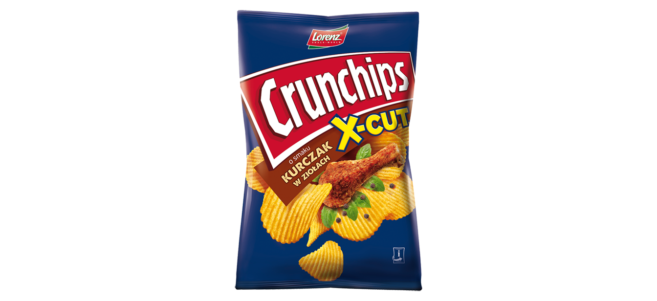 Crunchips X-Cut Kurczak w Ziołach