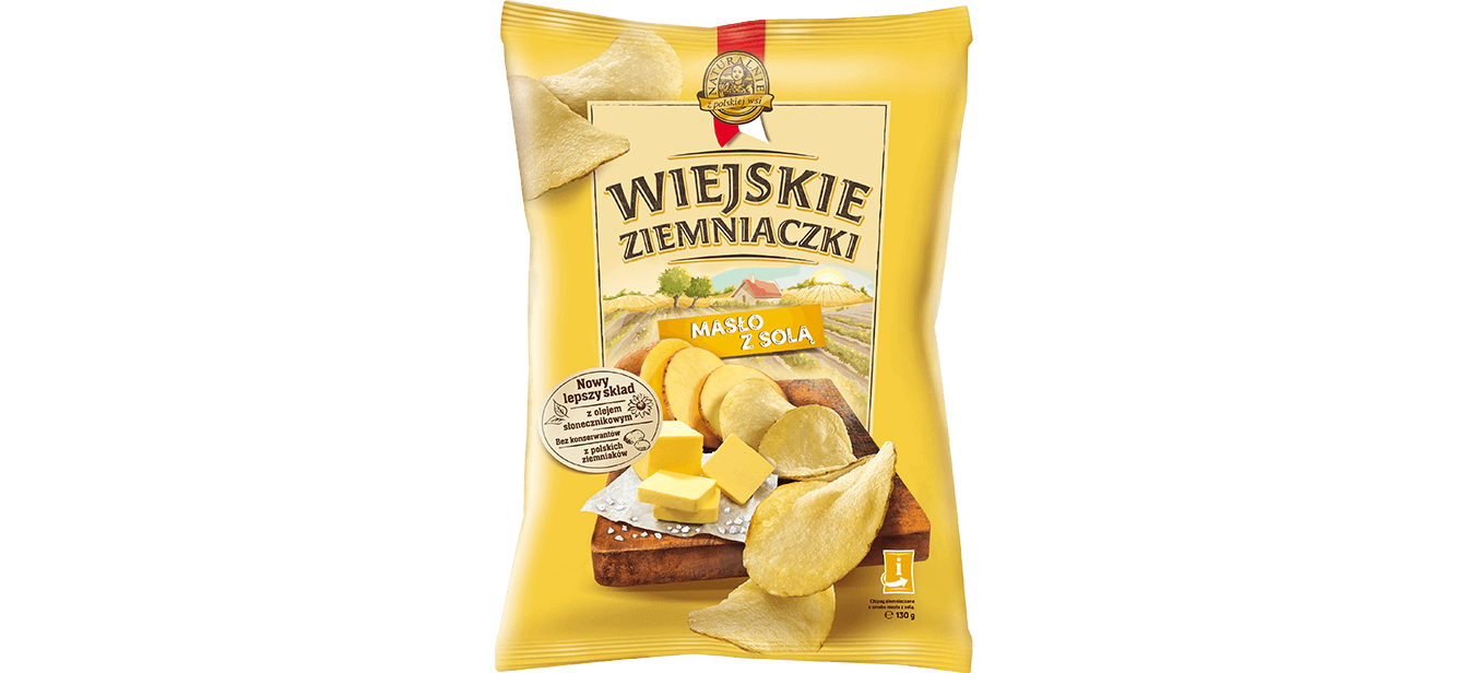 Wiejskie Ziemniaczki o smaku Masła z solą