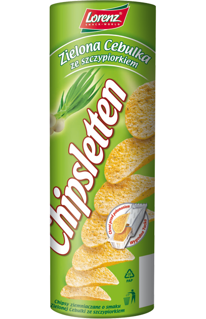 Chipsletten Zielona Cebulka ze szczypiorkiem