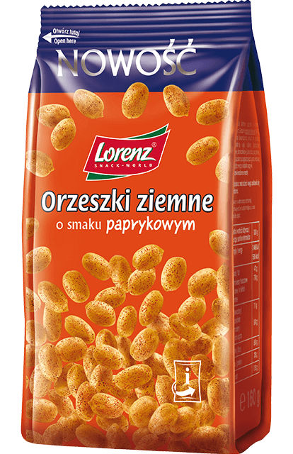 Orzeszki Ziemne Prażone o smaku paprykowym