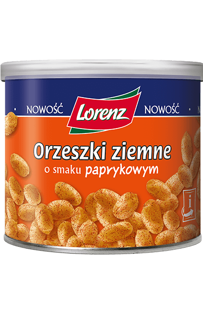 Orzeszki Ziemne Prażone o smaku paprykowym