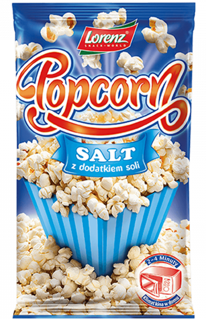 Popcorn z dodatkiem soli