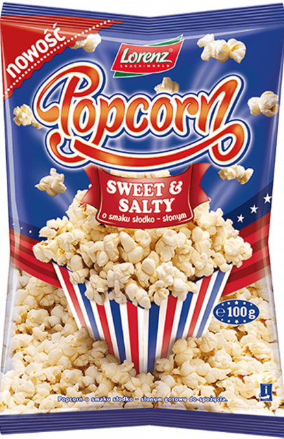 Popcorn Sweet & Salty (Popped)