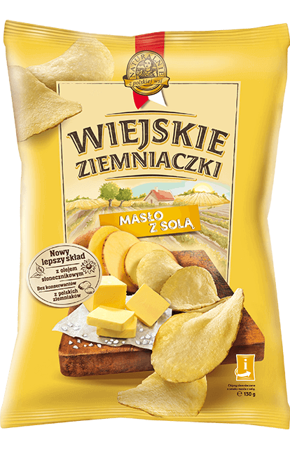 Wiejskie Ziemniaczki o smaku Masła z solą