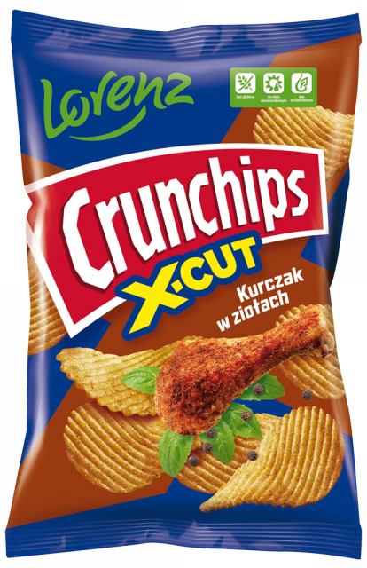 Crunchips X-Cut Kurczak w Ziołach