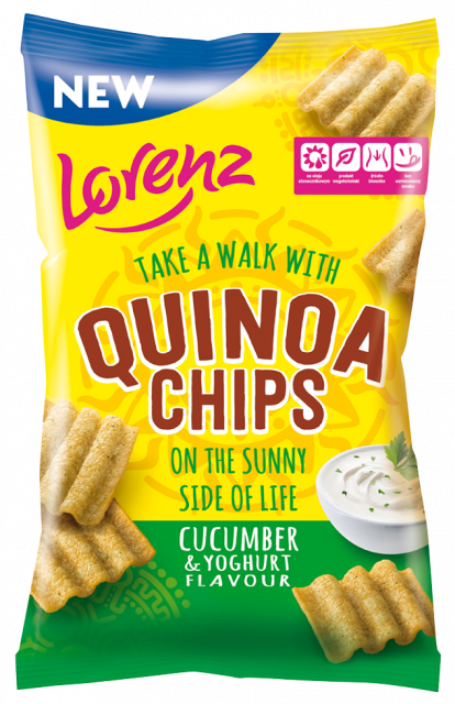 Lorenz Quinoa Chips Cucumer& Yoghyurt