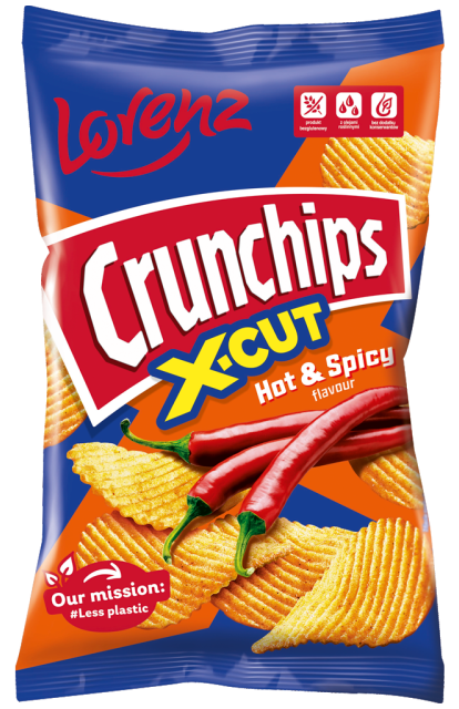 Crunchips x-cut Hot&spicy